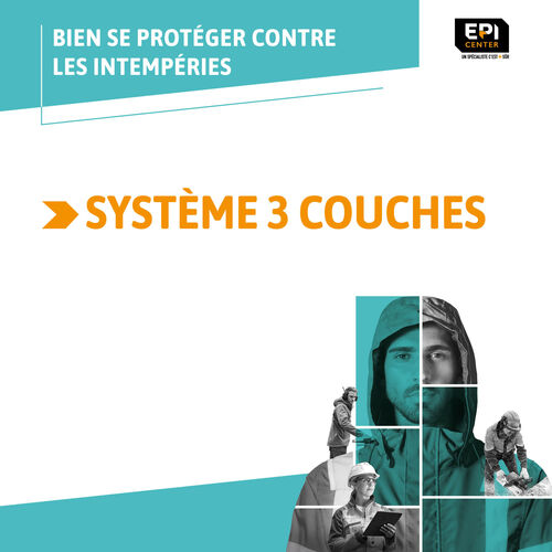 BIEN SE PROTÉGER CONTRE LES INTEMPÉRIES - LE SYSTÈME 3 COUCHES
