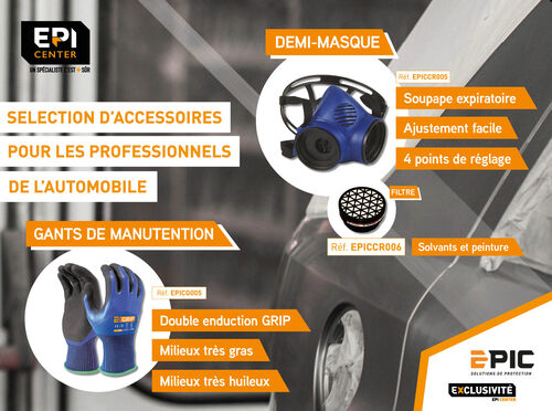 Sélection d'accessoires pour les professionnels de l'automobile