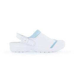 Sabots non s&eacute;curit&eacute; MADO E A SRC BLANC BLEU CIEL